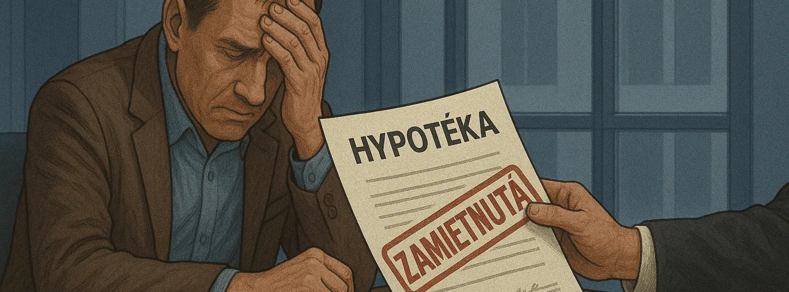 zamietnutá hypotéka, zamietnutie hypotéky
